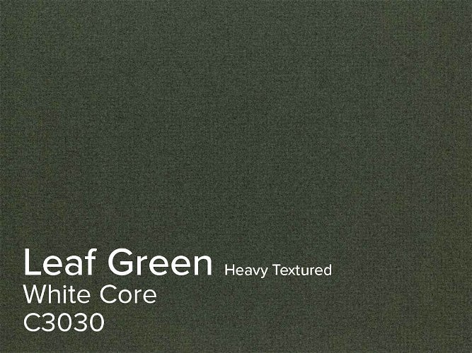 ColourMount Leaf Green 1.4mm White Core Heavy Textured Mountboard 1 sheet