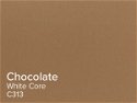 ColourMount Chocolate 1.4mm White Core Mountboard 1 sheet