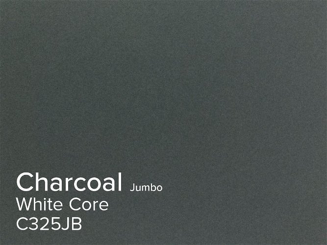 ColourMount Charcoal 1.4mm White Core Jumbo Mountboard 5 sheets