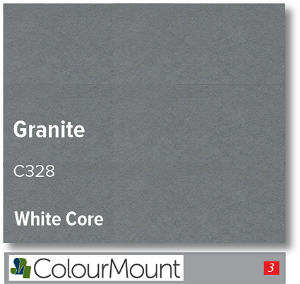 Colourmount White Core Granite Mountboard 1 sheet