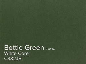 ColourMount Bottle Green 1.4mm White Core Jumbo Mountboard 5 sheets