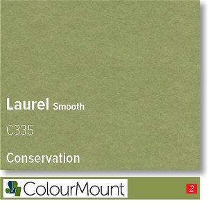 Colourmount Conservation White Core Laurel Smooth Mountboard 1 sheet