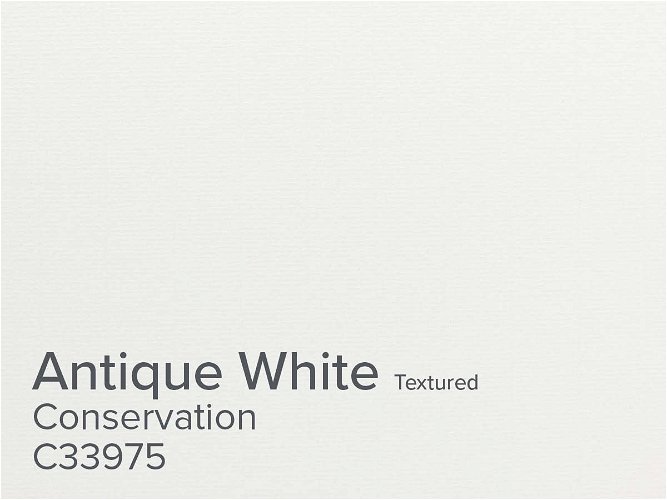 ColourMount Antique White 3mm Conservation Textured Mountboard 1 sheet
