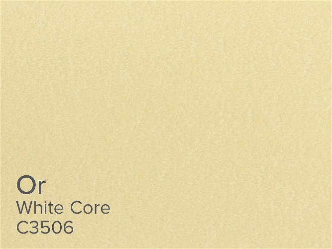 ColourMount Or 1.4mm White Core Mountboard 1 sheet