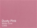 ColourMount Dusty Pink 1.4mm White Core Mountboard 1 sheet