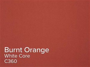 ColourMount Burnt Orange 1.4mm White Core Mountboard 1 sheet