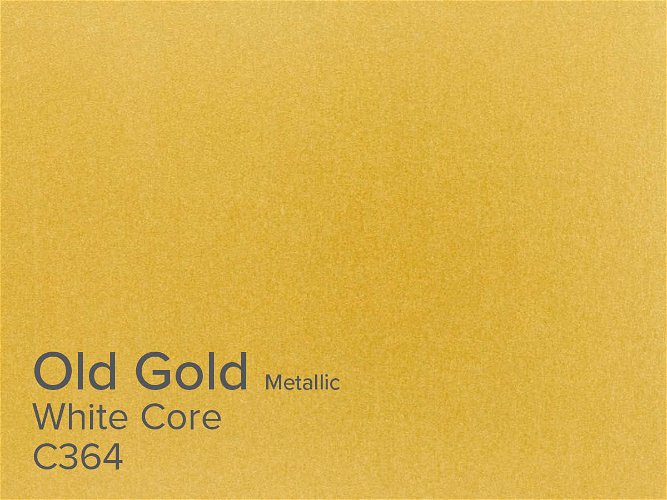 ColourMount Old Gold 1.4mm White Core Metallic Mountboard 1 sheet