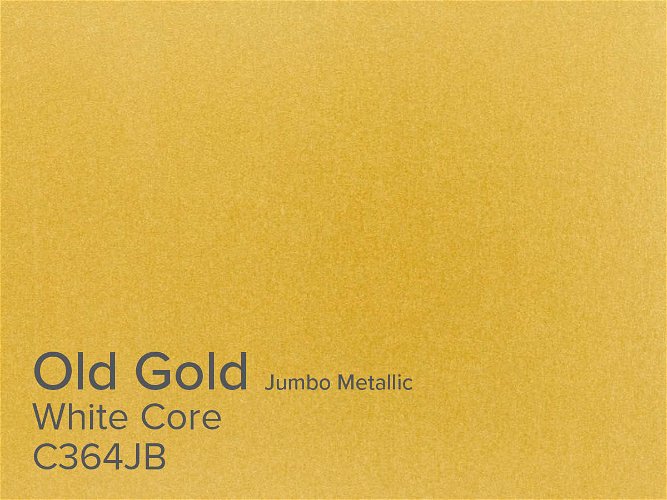 ColourMount Old Gold 1.4mm White Core Jumbo Metallic Mountboard 5 sheets