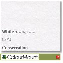 Colourmount Conservation White Core Jumbo  White Smooth Mountboard 1 sheet