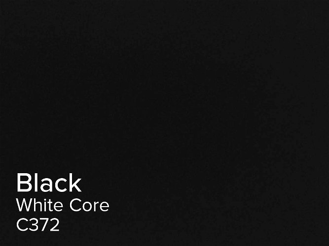 ColourMount Black 1.4mm White Core Mountboard 1 sheet