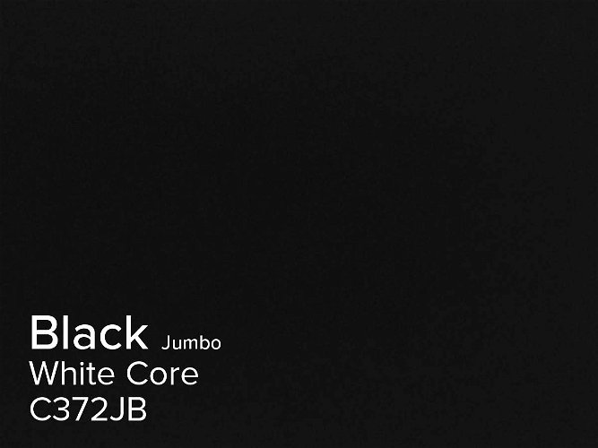 ColourMount Black 1.4mm White Core Jumbo Mountboard 5 sheets