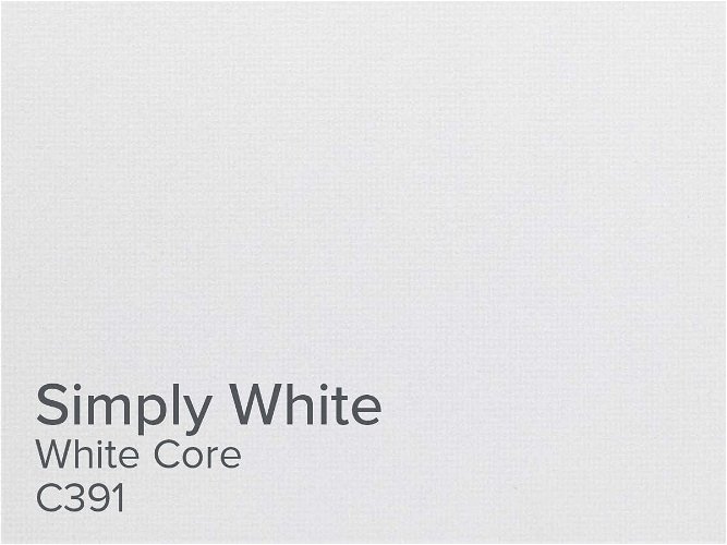 ColourMount Simply White 1.4mm White Core Mountboard 1 sheet