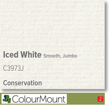Colourmount Conservation White Core Jumbo Iced White Smooth Mountboard 1 sheet