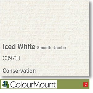 Colourmount Conservation White Core Jumbo Iced White Smooth Mountboard pack 5