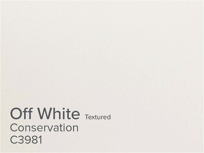 ColourMount Off White 1.4mm Conservation Textured Mountboard 1 sheet