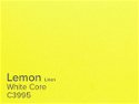 ColourMount Lemon Linen 1.4mm White Core Linen Mountboard 1 sheet