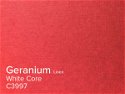 ColourMount Geranium Linen 1.4mm White Core Linen Mountboard 1 sheet
