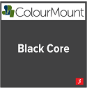 Colourmount Black Core Celandine Mountboard 1 sheet