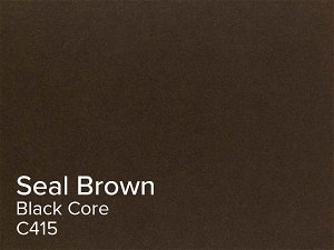 ColourMount Seal Brown 1.25mm Black Core Mountboard 1 sheet