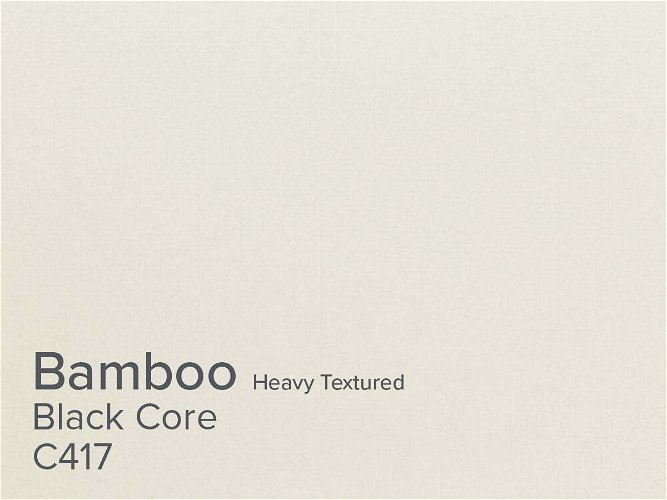 ColourMount Bamboo 1.25mm Black Core Heavy Textured Mountboard 1 sheet