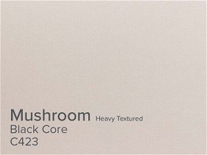 ColourMount Mushroom 1.25mm Black Core Heavy Textured Mountboard 1 sheet