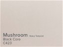 ColourMount Mushroom 1.25mm Black Core Heavy Textured Mountboard 1 sheet