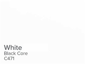 ColourMount White 1.25mm Black Core Mountboard 1 sheet