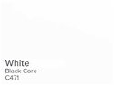 ColourMount White 1.25mm Black Core Mountboard 1 sheet