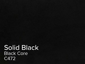 ColourMount Solid Black 1.25mm Black Core Mountboard 1 sheet