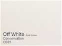 ColourMount Off White 1.35mm Conservation Solid Colour Mountboard 1 sheet