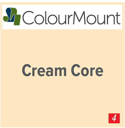 Colourmount Cream Core Loganberry Ingres Mountboard 1 sheet
