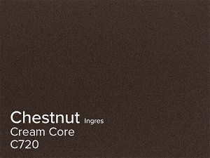 ColourMount Chestnut 1.25mm Cream Core Ingres Mountboard 1 sheet