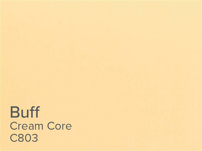 ColourMount Buff 1.25mm Cream Core Mountboard 1 sheet