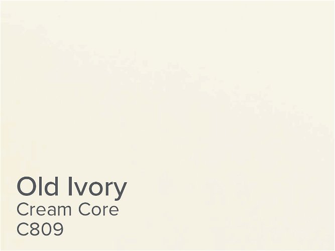ColourMount Old Ivory 1.25mm Cream Core Mountboard 1 sheet