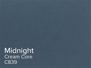 ColourMount Midnight 1.25mm Cream Core Mountboard 1 sheet
