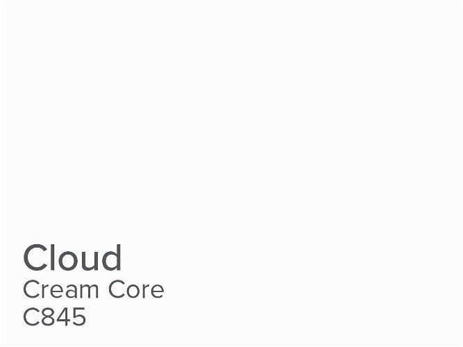 ColourMount Cloud 1.25mm Cream Core Mountboard 1 sheet