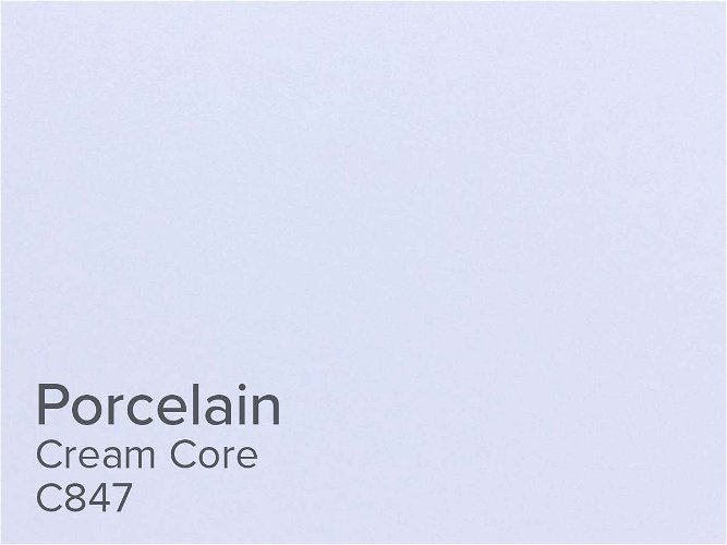 ColourMount Porcelain 1.25mm Cream Core Mountboard 1 sheet