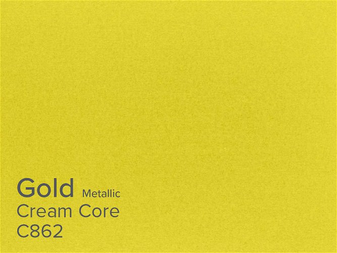 ColourMount Gold 1.25mm Cream Core Metallic Mountboard 1 sheet