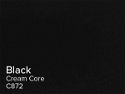 ColourMount Black 1.25mm Cream Core Mountboard 1 sheet