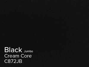 ColourMount Black 1.25mm Cream Core Jumbo Mountboard 5 sheets