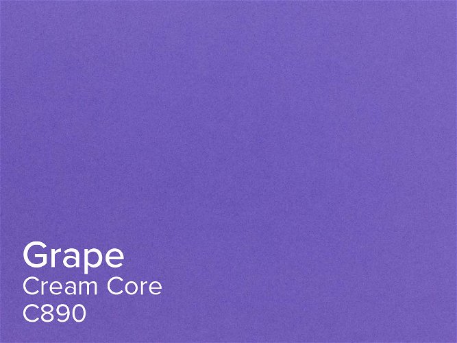 ColourMount Grape 1.25mm Cream Core Mountboard 1 sheet