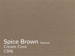 ColourMount Spice Brown 1.25mm Cream Core Textured Mountboard 1 sheet