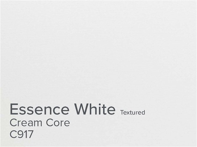 ColourMount Essence White 1.25mm Cream Core Textured Mountboard 1 sheet