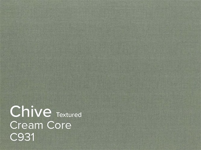 ColourMount Chive 1.25mm Cream Core Textured Mountboard 1 sheet