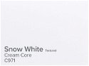 ColourMount Snow White 1.25mm Cream Core Textured Mountboard 1 sheet