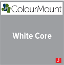 Colourmount White Core Black Adder Embossed Mountboard 1 sheet