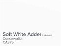 ColourMount Soft White Adder 1.4mm Conservation Embossed Mountboard 1 sheet