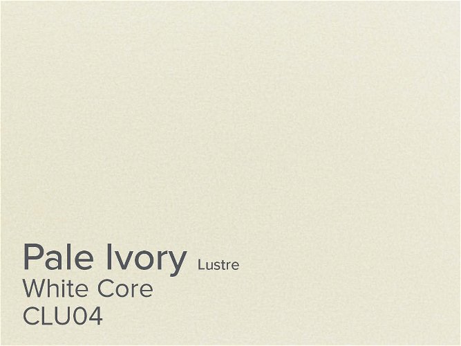 ColourMount Pale Ivory Lustre 1.4mm White Core Mountboard 1 sheet