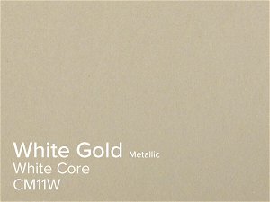 ColourMount White Gold 1.4mm White Core Metallic Mountboard 1 sheet