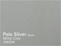 ColourMount Pale Silver 1.4mm White Core Metallic Mountboard 1 sheet